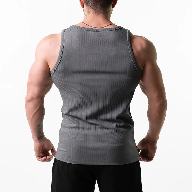 Cotton Men's Vest for Fashion Gym Exercise