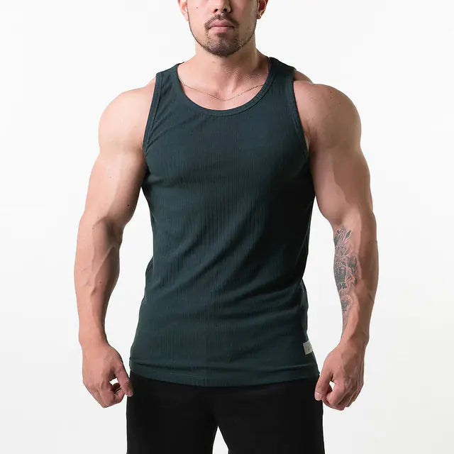 Cotton Men's Vest for Fashion Gym Exercise