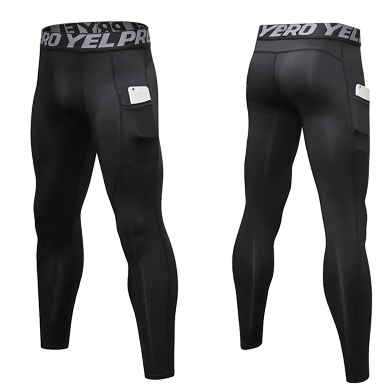 Custom Men’s Compression Leggings for Gym & Running