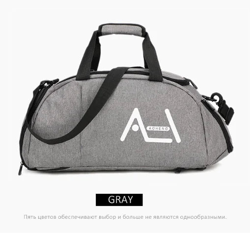Custom Men's Gym Bag with Logo, Multi-functional Design