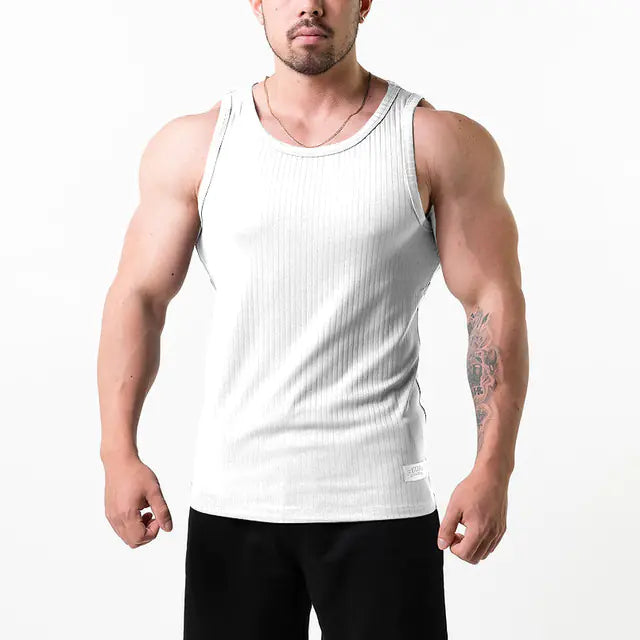 Cotton Men's Vest for Fashion Gym Exercise