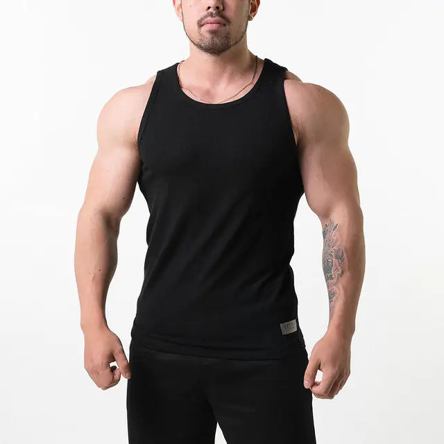 Cotton Men's Vest for Fashion Gym Exercise